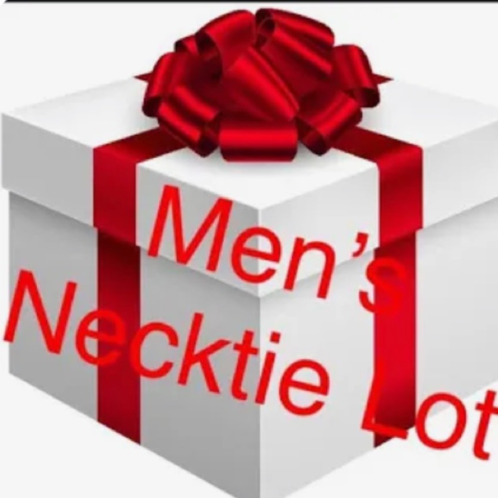 Misters Box 10 LOTS Neck Ties VINTAGE BRAND NAMES